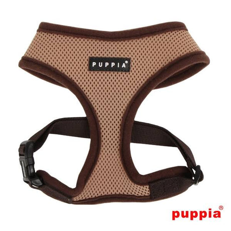 Puppia Soft Harness model A beige - Premium hondentuig > honden harnas from Puppia - Just €18.99! Shop now at Frenkiezdogshop