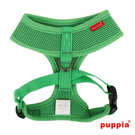 Puppia Soft Harness model A green hondentuig > honden harnas > model A X - Small
