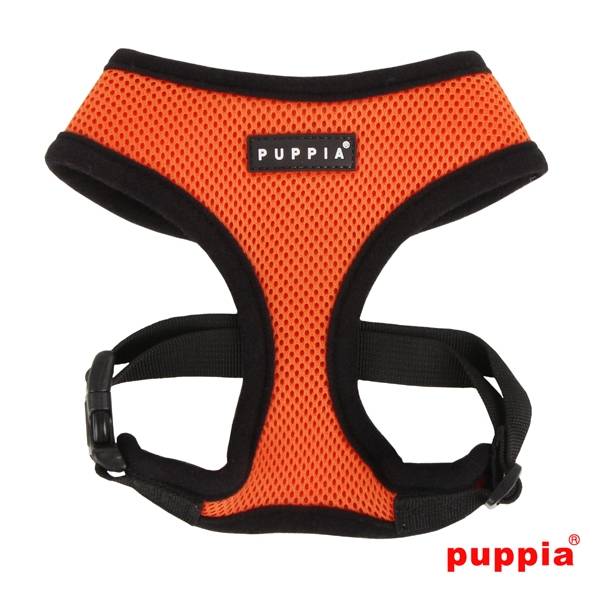 Puppia Soft Harness model A orange - Premium hondentuig > honden harnas from Puppia - Just €18.99! Shop now at Frenkiezdogshop