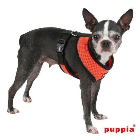Puppia Soft Harness model A orange hondentuig > honden harnas > model A X - Small