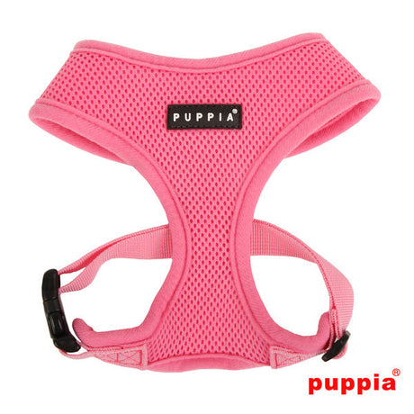 Puppia Soft Harness model A pink - Premium hondentuig > honden harnas from Puppia - Just €18.99! Shop now at Frenkiezdogshop