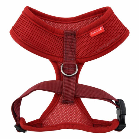 Puppia Soft Harness model A wine - Premium hondentuig > honden harnas from Puppia - Just €18.99! Shop now at Frenkiezdogshop