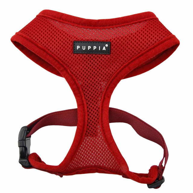 Puppia Soft Harness model A wine - Premium hondentuig > honden harnas from Puppia - Just €18.99! Shop now at Frenkiezdogshop