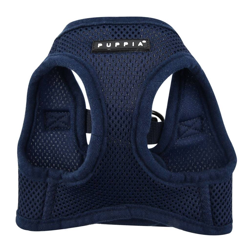 Puppia Soft Vest Harness model B navy - Premium hondentuig > honden harnas from Puppia - Just €18.99! Shop now at Frenkiezdogshop