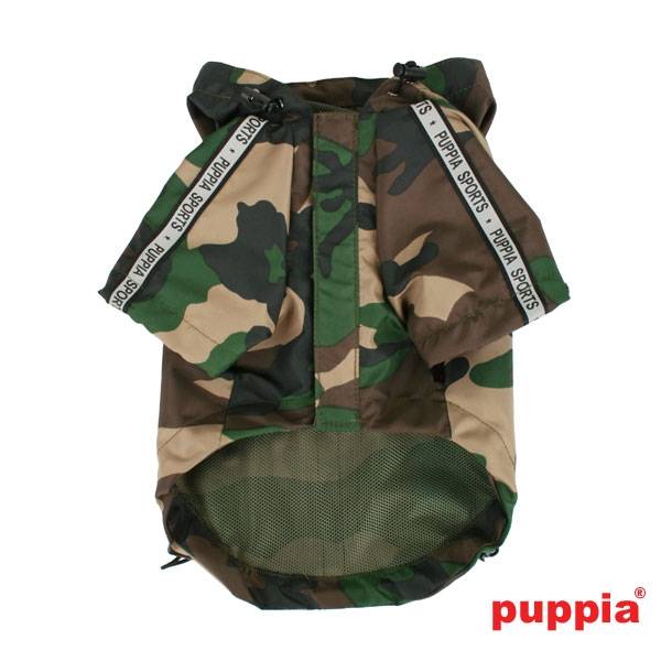 Puppia Base Jumper Regenjas Camo - Premium Hondenkleding > hondenjas from Puppia - Just €41.99! Shop now at Frenkiezdogshop