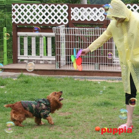 Puppia Base Jumper Regenjas Camo Hondenkleding > hondenjas Small