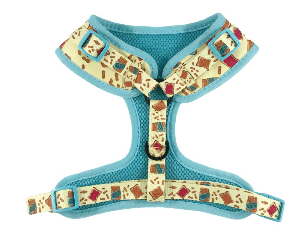 Big and Little Dogs Adjustable Dog Harness Peanut Butter Jelly Time ( XLARGE ) - Premium hondentuig > honden harnas from Big and Little Dogs - Just €25.99! Shop now at Frenkiezdogshop