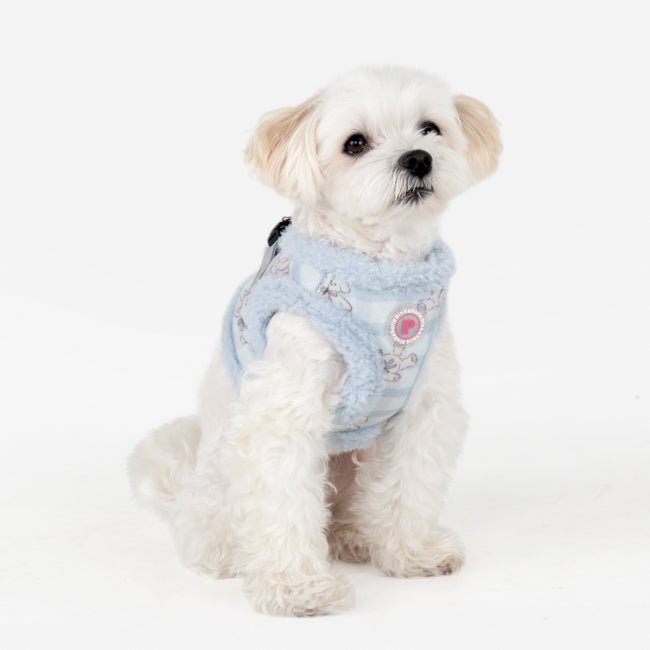Pinkaholic Bronwen Vest Harnas Model B - Blue hondentuig > honden harnas > model B Small