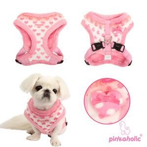 Pinkaholic Dreamy Snugfit Harness ivory - Premium hondentuig > honden harnas from Pinkaholic - Just €23.99! Shop now at Frenkiezdogshop