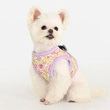 Pinkaholic Ione Vest Harness Violet – Zacht Katoenen Hondentuigje voor Kleine Honden hondentuig > honden harnas > model B Small