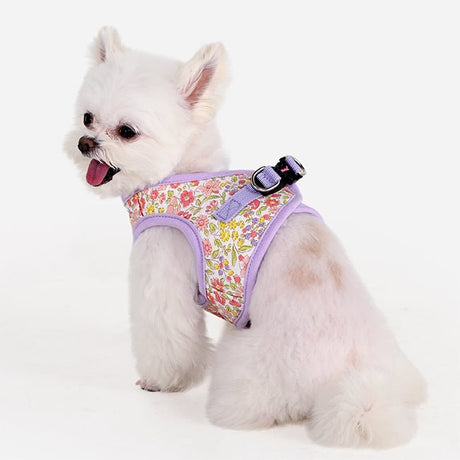 Pinkaholic Ione Vest Harness Violet – Zacht Katoenen Hondentuigje voor Kleine Honden hondentuig > honden harnas > model B Small