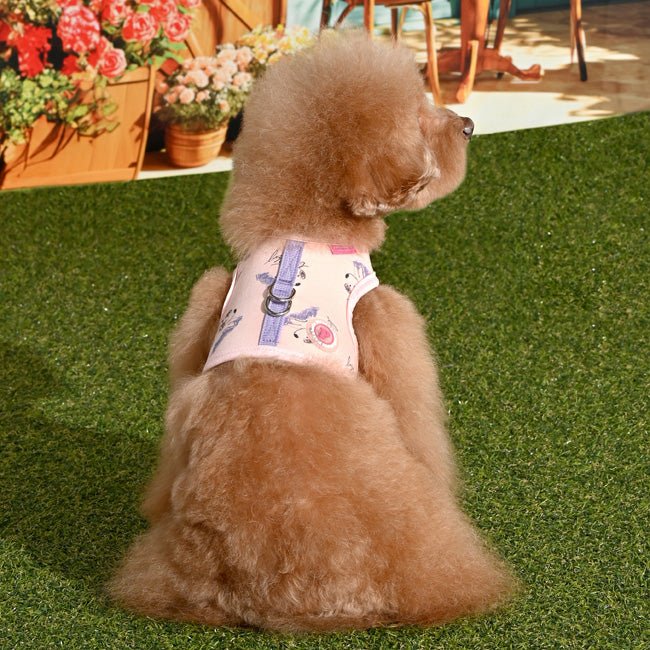 Pinkaholic Kiki Pinka Harness J Light Pink – Katoenen Hondenjas voor Kleine Honden hondentuig > honden harnas > model B Small