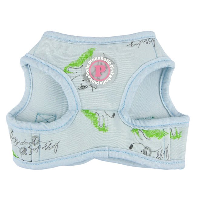Pinkaholic Kiki Vest Harness Light Blue – Zacht Katoenen Hondentuigje voor Kleine Honden hondentuig > honden harnas > model B Small
