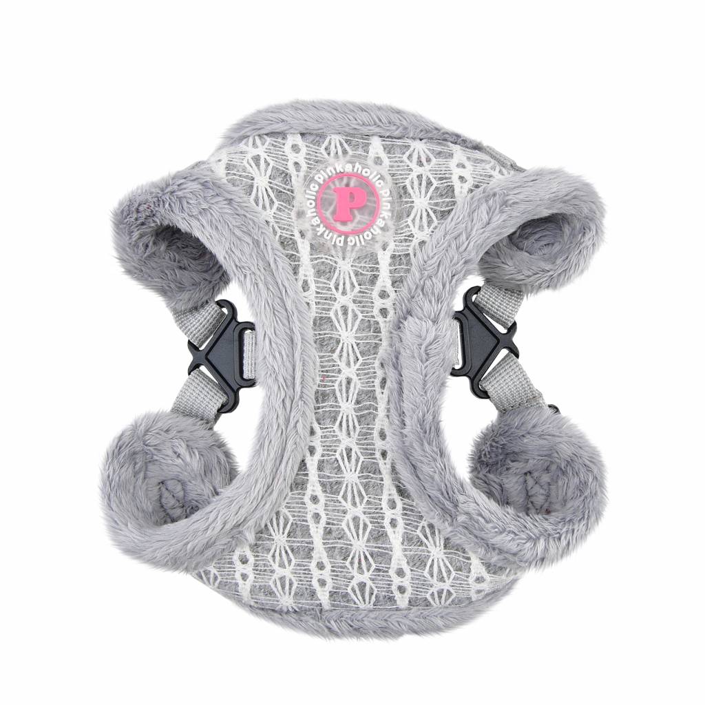 Pinkaholic Margaux Harness model C Grey - Premium hondentuig > honden harnas from Pinkaholic - Just €23.99! Shop now at Frenkiezdogshop