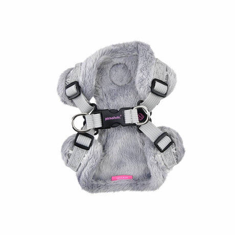 Pinkaholic Margaux Harness model C Grey - Premium hondentuig > honden harnas from Pinkaholic - Just €23.99! Shop now at Frenkiezdogshop