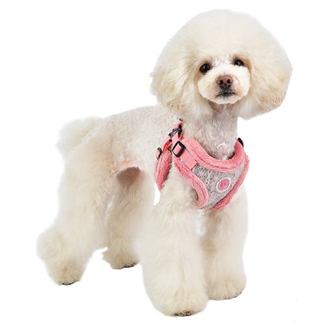 Pinkaholic Margaux Harness model C Indian Pink hondentuig > honden harnas > model C Medium
