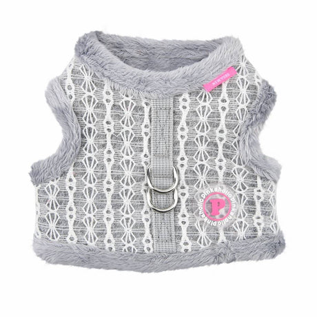 Pinkaholic Margaux Pinka Harness Grey ( small ) - Premium hondentuig > honden harnas from Pinkaholic - Just €23.99! Shop now at Frenkiezdogshop