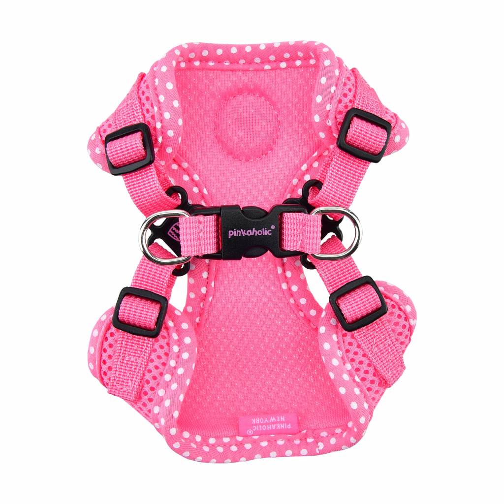 Pinkaholic Niki Harness model C Pink - Premium hondentuig > honden harnas from Pinkaholic - Just €24.99! Shop now at Frenkiezdogshop