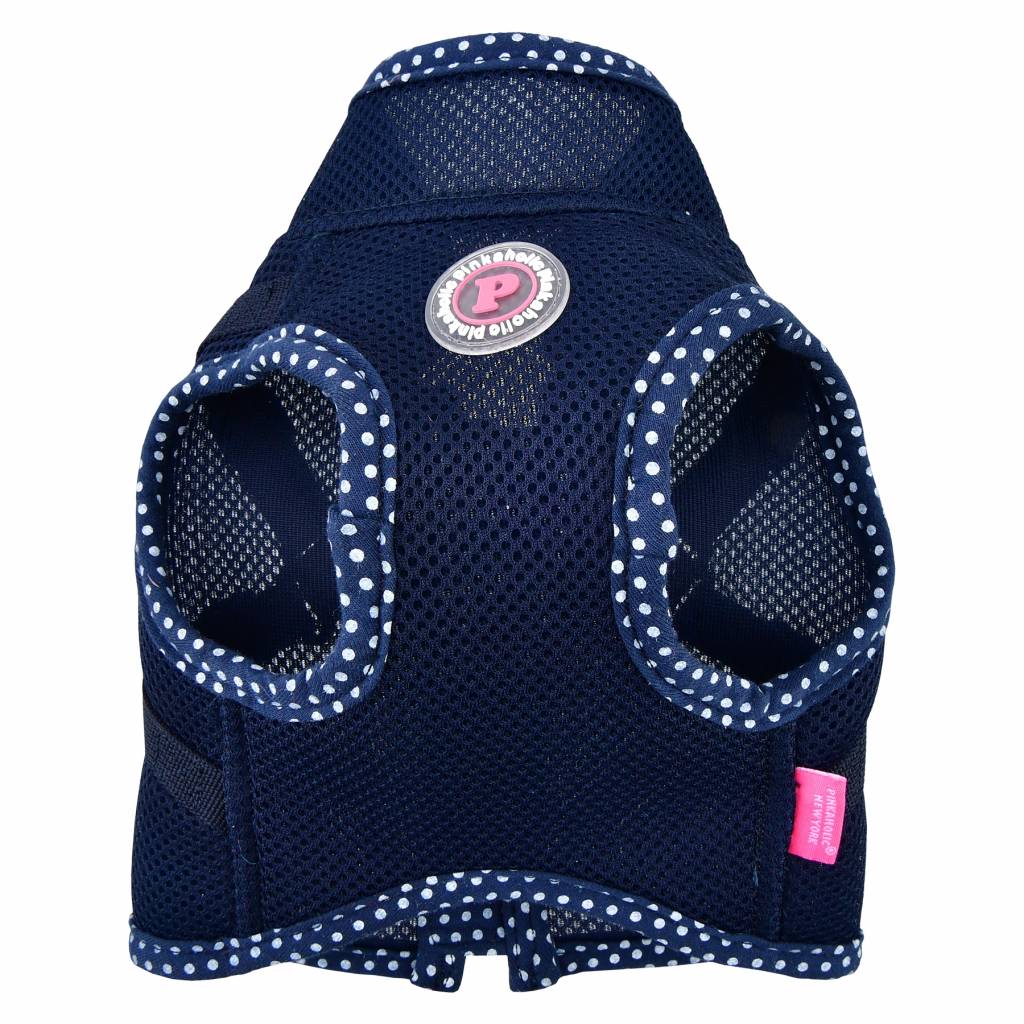 Pinkaholic Niki V Harness Navy ( Medium ) - Premium hondentuig > honden harnas from Pinkaholic - Just €29.99! Shop now at Frenkiezdogshop