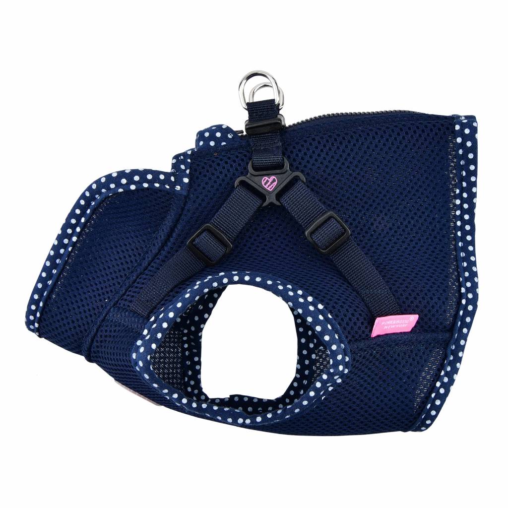 Pinkaholic Niki V Harness Navy ( Medium ) - Premium hondentuig > honden harnas from Pinkaholic - Just €29.99! Shop now at Frenkiezdogshop