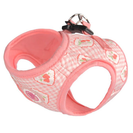 Pinkaholic Trixie Vest Harness Indian Pink – Zacht Katoenen Hondentuigje voor Kleine Honden hondentuig > honden harnas > model B Small