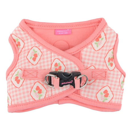 Pinkaholic Trixie Vest Harness Indian Pink – Zacht Katoenen Hondentuigje voor Kleine Honden hondentuig > honden harnas > model B Small