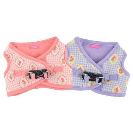 Pinkaholic Trixie Vest Harness Violet – Zacht Katoenen Hondentuigje voor Kleine Honden hondentuig > honden harnas > model B Small