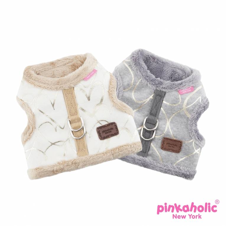 Pinkaholic Zeal Pinka Tuigje Grey - Premium hondentuig > honden harnas from Pinkaholic - Just €28.99! Shop now at Frenkiezdogshop