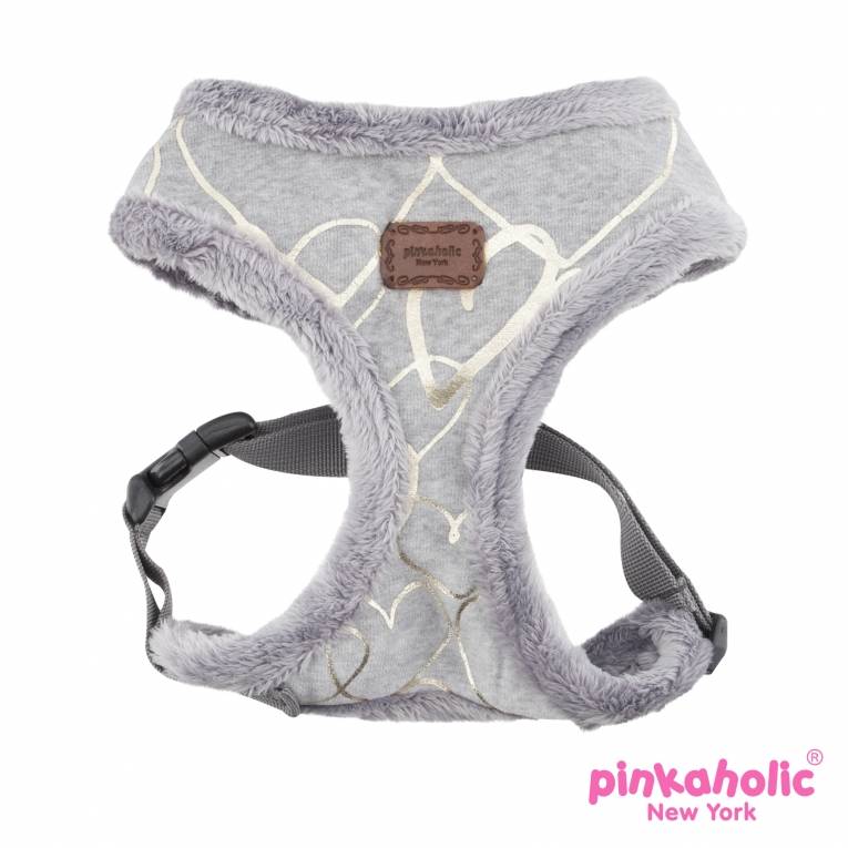 Pinkaholic Zeal Harness Grey - Premium hondentuig > honden harnas from Pinkaholic - Just €24.99! Shop now at Frenkiezdogshop