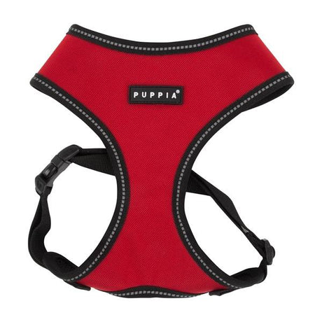 Puppia Trek Harness model A Red - Premium hondentuig > honden harnas from Puppia - Just €28.99! Shop now at Frenkiezdogshop