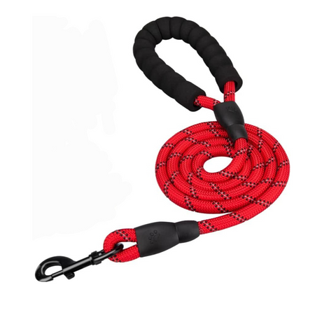 Frenkiez reflective dog leash red - Premium hondenriem > hondenlijn from Frenkiez - Just €18.99! Shop now at Frenkiezdogshop