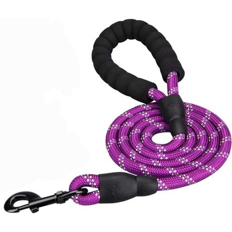 Frenkiez reflective dog leash purple - Premium hondenriem > hondenlijn from Frenkiez - Just €18.99! Shop now at Frenkiezdogshop