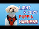 Puppia Trek Harness model F Red