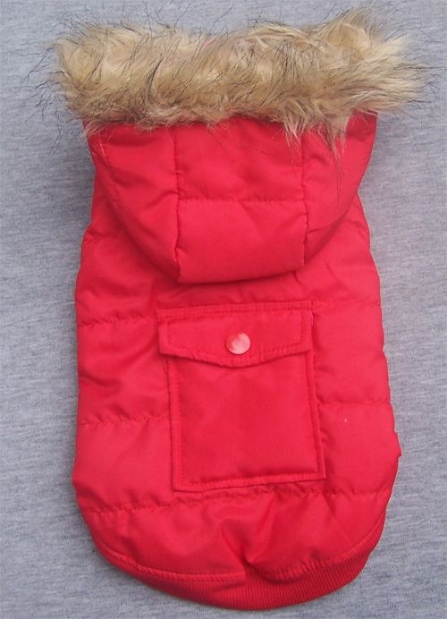 Winterjasje rood - Premium Hondenkleding > hondenjas from Frenkiezdogshop - Just €14.99! Shop now at Frenkiezdogshop