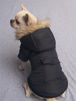 Winterjasje zwart - Premium Hondenkleding > hondenjas from Frenkiezdogshop - Just €14.99! Shop now at Frenkiezdogshop