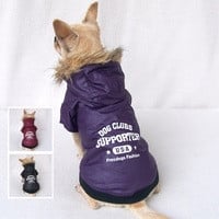 Waxcoat winterjasje paars/met tekst - Premium  from Frenkiezdogshop - Just €14.99! Shop now at Frenkiezdogshop