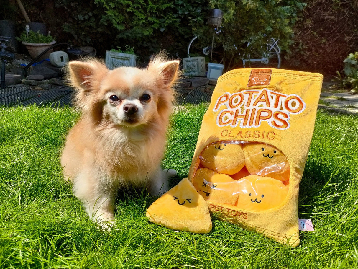 Frenkiez Patato Chips - Premium Hondenspeeltje > Hondenspeelgoed from Frenkiez - Just €14.99! Shop now at Frenkiezdogshop