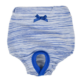 Puppia Florine sanitary panty Blue - Premium Loopsheidbroekje > Periodebroekje from Puppia - Just €10! Shop now at Frenkiezdogshop