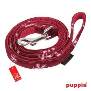 Puppia Snowflake Lead Wine - Premium hondenriem > hondenlijn from Puppia - Just €14.99! Shop now at Frenkiezdogshop