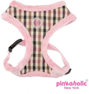 Pinkaholic Pupberry harness pink hondentuig > honden harnas > model A Small