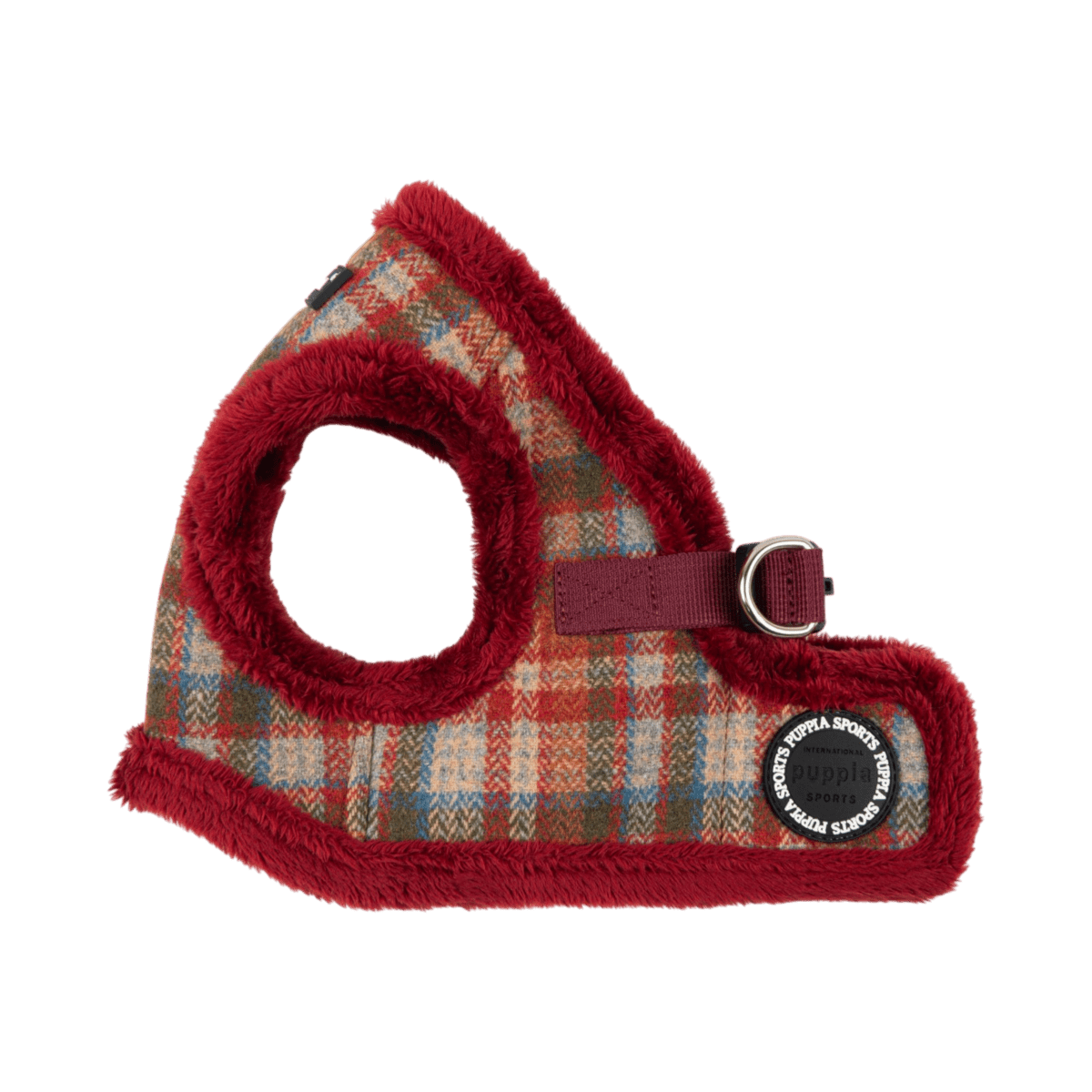 Puppia Adonissa Vest Harness Model B - Wine hondentuig > honden harnas > model B Small
