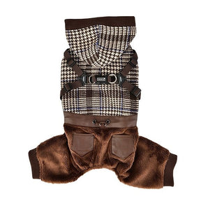 Puppia Becker Jacket Harness Brown Hondenkleding > hondenjas Small
