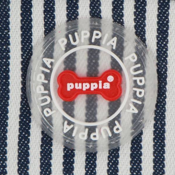 Puppia Bobby Vest Harness model B Striped Navy ( X-LARGE ) - Premium hondentuig > honden harnas from Puppia - Just €24.99! Shop now at Frenkiezdogshop