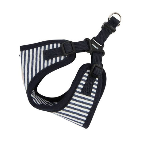 Puppia Bobby Harness model C Striped Navy hondentuig > honden harnas > model C Small