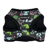 Puppia Connor Vest Harness Model B Black hondentuig > honden harnas > model B Small