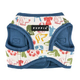 Puppia Connor Vest Harness Model B Blue hondentuig > honden harnas > model B Small