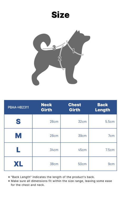 Puppia Connor Vest Harness Model B Blue hondentuig > honden harnas > model B Small