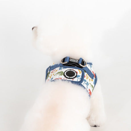 Puppia Connor Vest Harness Model B Blue hondentuig > honden harnas > model B Small