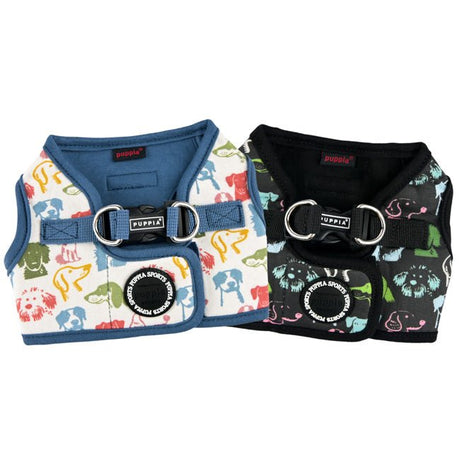 Puppia Connor Vest Harness Model B Blue hondentuig > honden harnas > model B Small
