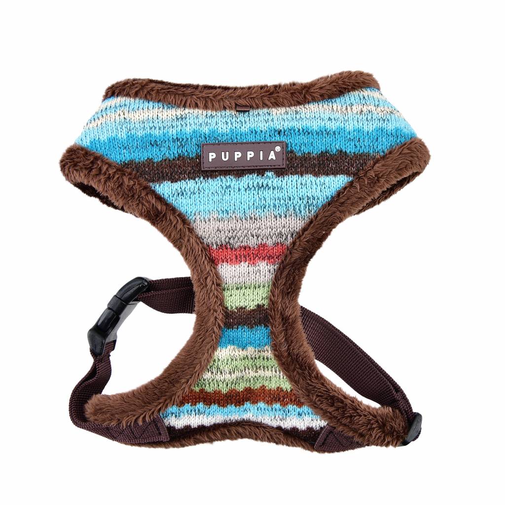 Puppia Crayon Harness model A Brown - Premium hondentuig > honden harnas from Puppia - Just €24.99! Shop now at Frenkiezdogshop